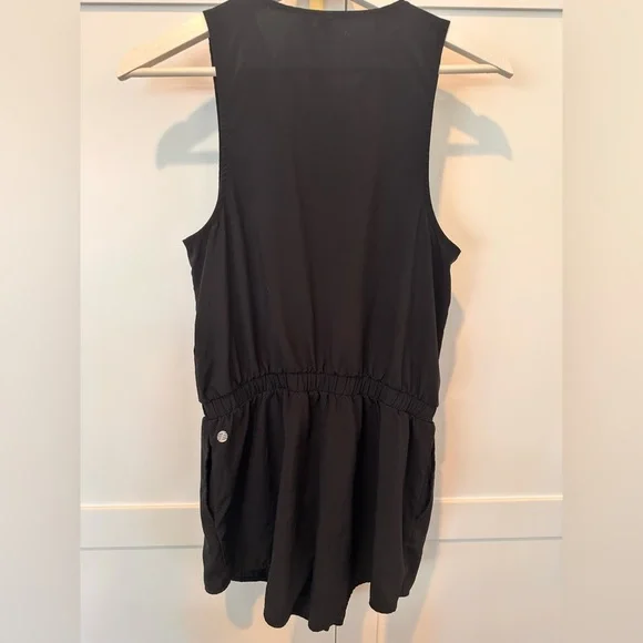 Zella Black Sleeveless Romper - Picture 4 of 4